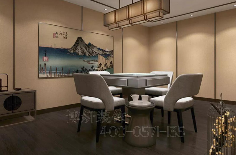  Nanjing chess and card room decoration expert: Boyan decoration, tooling strength deduces a new realm of leisure